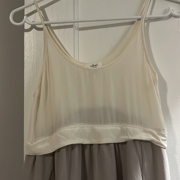 Aritzia Wilfred Bisous Maxis Dress XXS 100% Silk - Picture 3 of 5